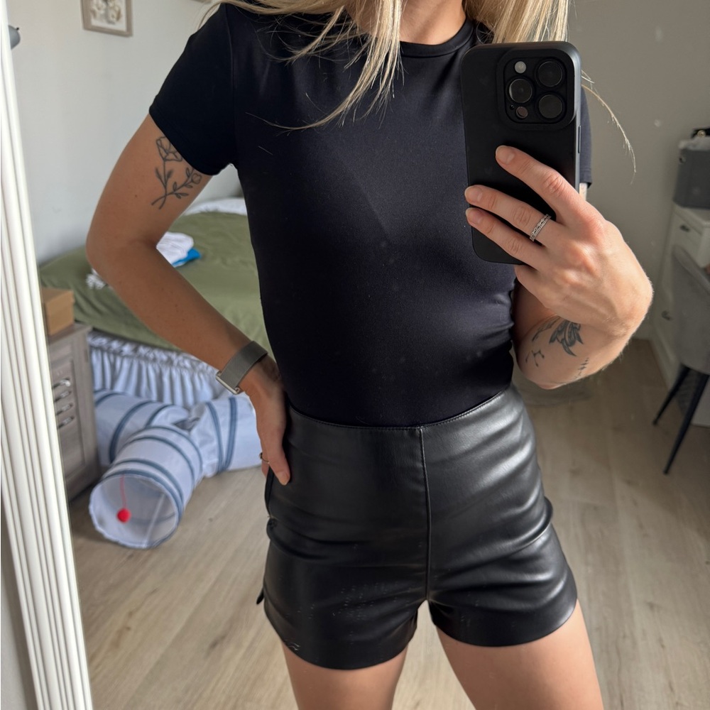 Leather Shorts